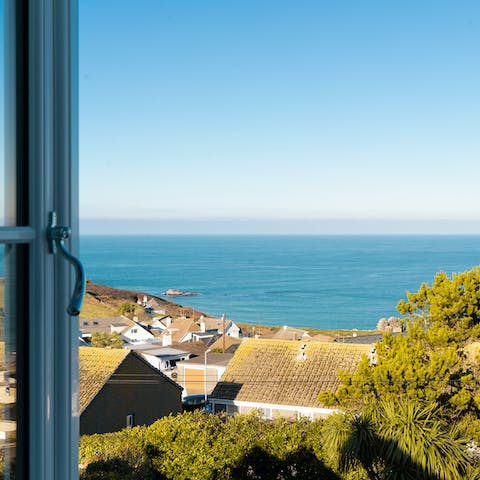 Wake up to stunning sea views