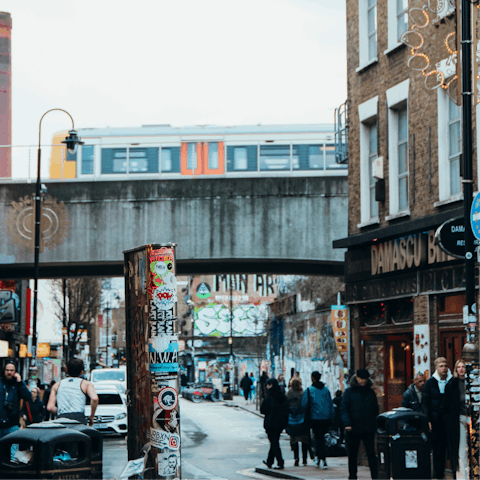 Explore Shoreditch's vibrant streets