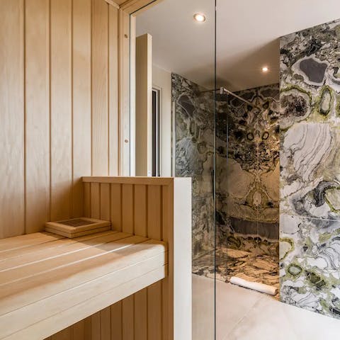 Indulge in a revitalising sauna
