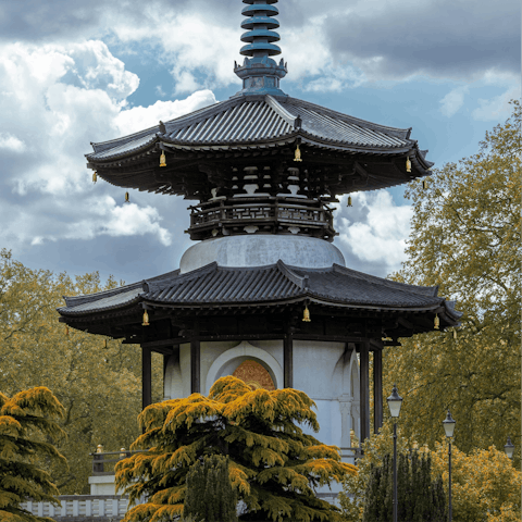 Start your stay with a stroll through Battersea Park