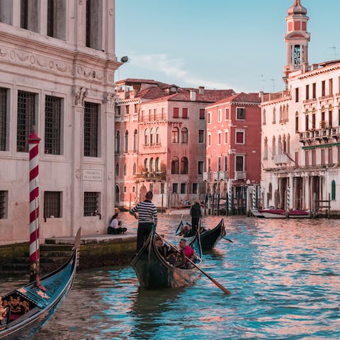 Explore the delights of Venice from the water
