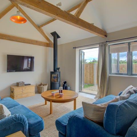 Put your feet up by the fire after long countryside walks