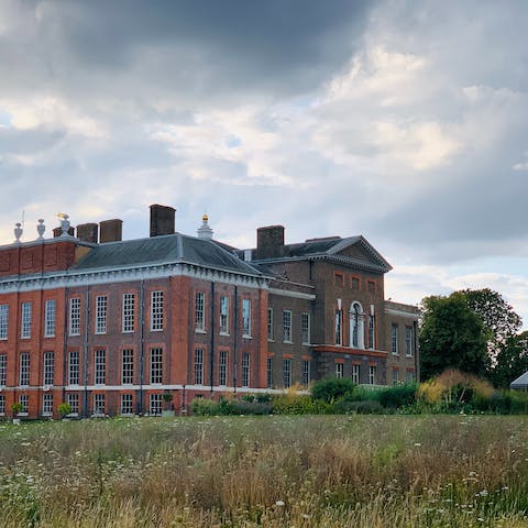 Take a turn around the gardens of Kensington Palace, just a short stroll away