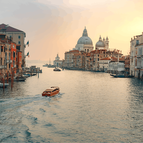 Take in iconic Venice views from the nearby Ponte dell'Accademia