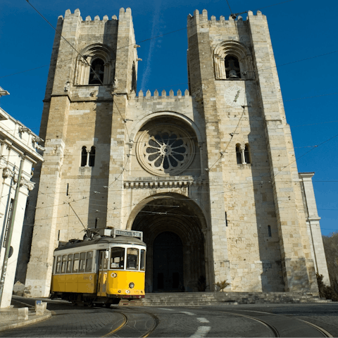 Board the iconic route 28 tram for a scenic ride through the city – it can have you exploring Alfama in under fifteen minutes