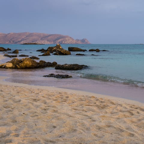 Explore Crete's many beaches, such as the nearby Paralia Macherida