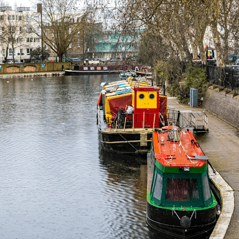 Start your day with a relaxing stroll along the canal
