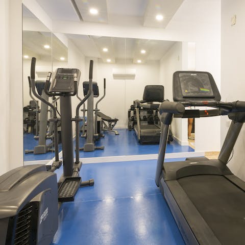 Break a sweat in the personal gym