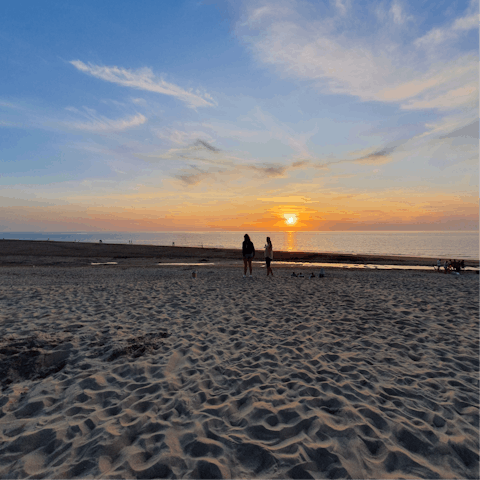 Stroll over to one of Ouddorp's beaches in around twenty minutes