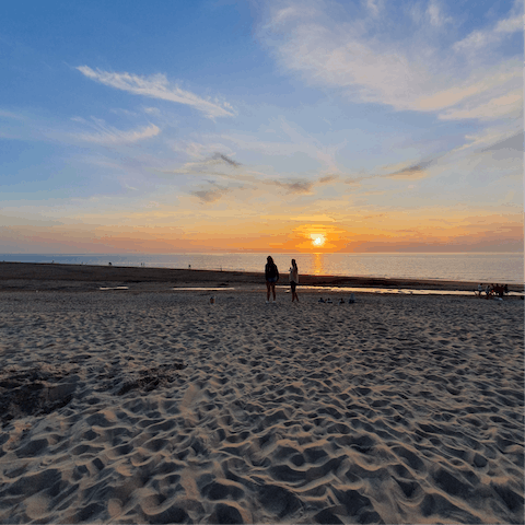 Stroll over to one of Ouddorp's beaches in around twenty minutes