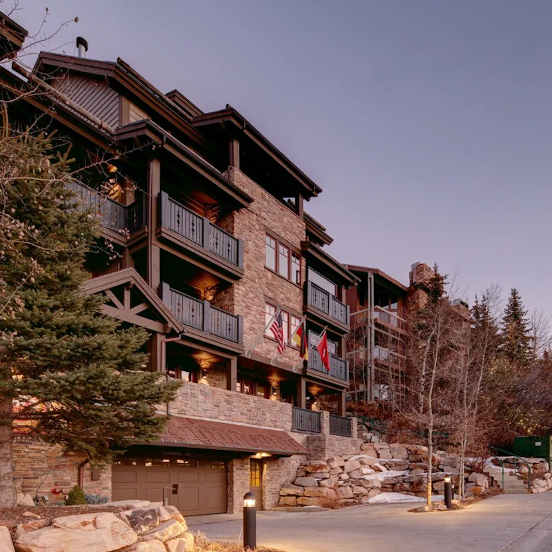 The home is a two-minute walk to Snow Park Lodge