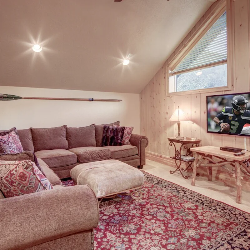 Two living areas means there's space for everyone