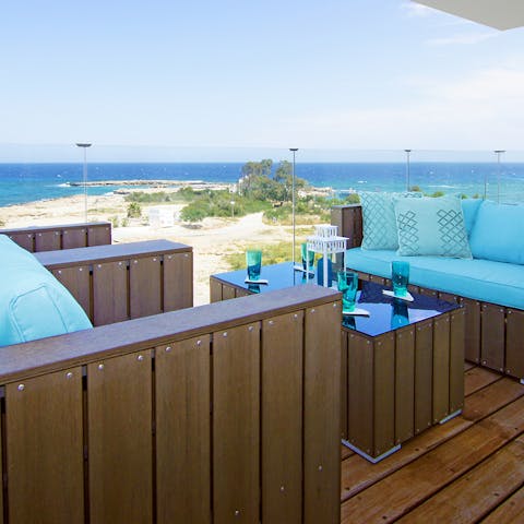 Admire sea views from your balcony