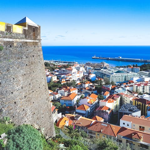 Explore the beauty of Funchal's Old Town, taking in its quaint streets and sense of history