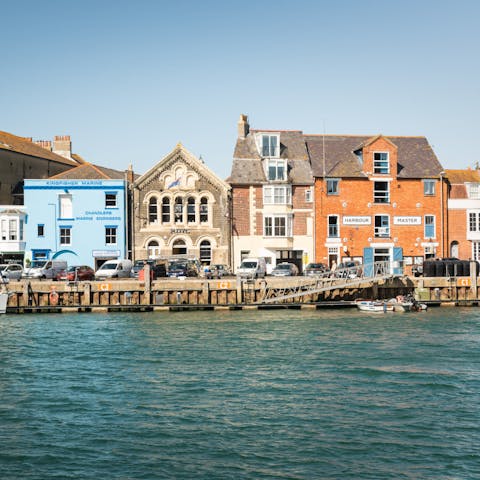 Stroll down to Weymouth's picturesque harbour