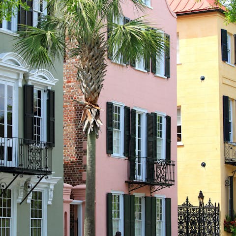 Stay steps away from the historic King Street