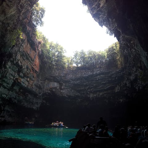 Explore the wonders of Melissani Cave