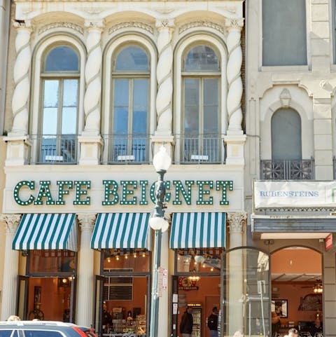 Hit some of the city's iconic bars and cafés in the surrounding streets