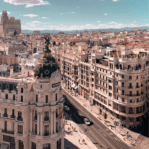 Discover Madrid, including the Royal Palace – it's within walking distance