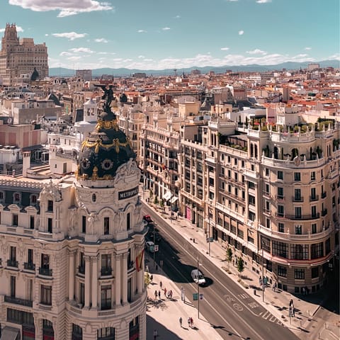 Discover Madrid, including the Royal Palace – it's within walking distance