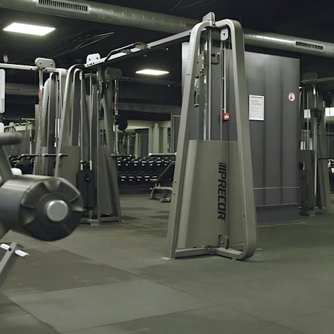 Workout in the local gym for free while in Copenhagen