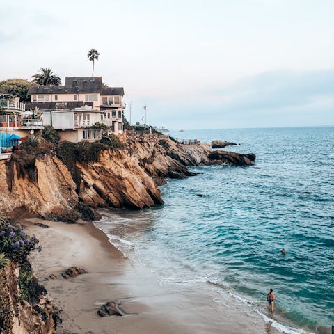 Explore Laguna Beach, twenty-two minutes away by car
