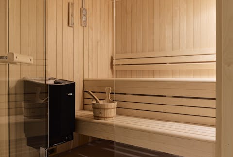 Relax and enjoy some quiet time to yourself in the private sauna