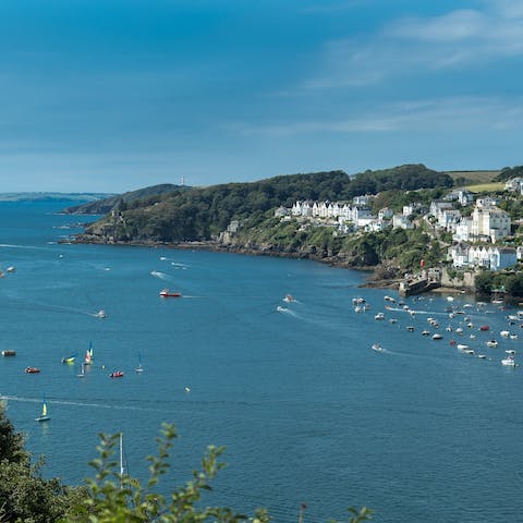 Visit Cornwall's picturesque for fishing villages – the likes of Looe and Fowey are within driving distance 