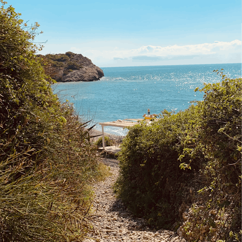 Explore the coves and beaches along this beautiful stretch of coastline