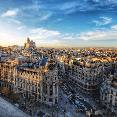 Explore extraordinary Madrid from your home 