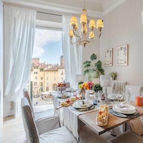 Guests said the apartment had plenty of space to spread out, along with everything they needed for a comfortable stay.