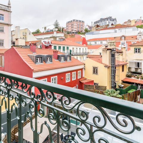 Take in the views over Lisbon's rooftops