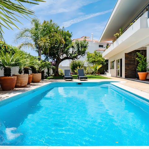 Make a splash in the pool – perfect for a hot afternoon