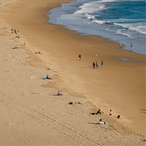 Head for a day at Portimão Beach - about thirty-five minutes away by bus