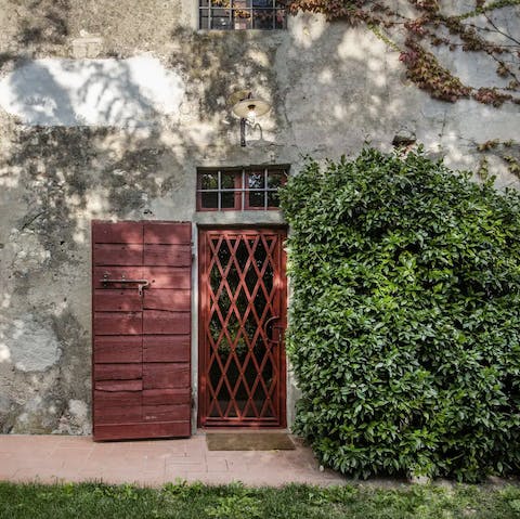 Fall in love with the charm and character of this 400-year old Tuscan farmhouse