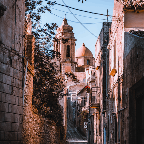 Wander around the medieval town of Erice – 35km away 