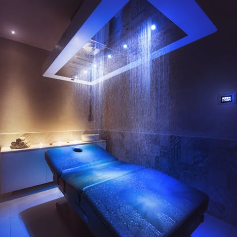 Unwind with a session at the estate's spa or perhaps a round of tennis or golf
