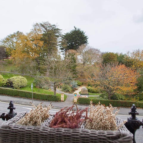 Breath in the fresh air as you gaze out over Pannett Park