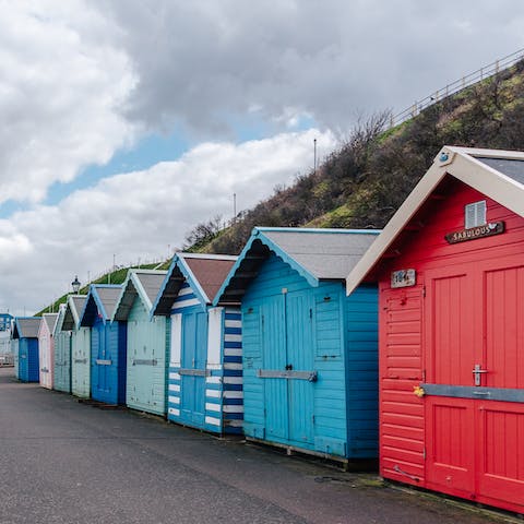 Build sandcastles on Cromer Beach – it's a nine-minute walk away