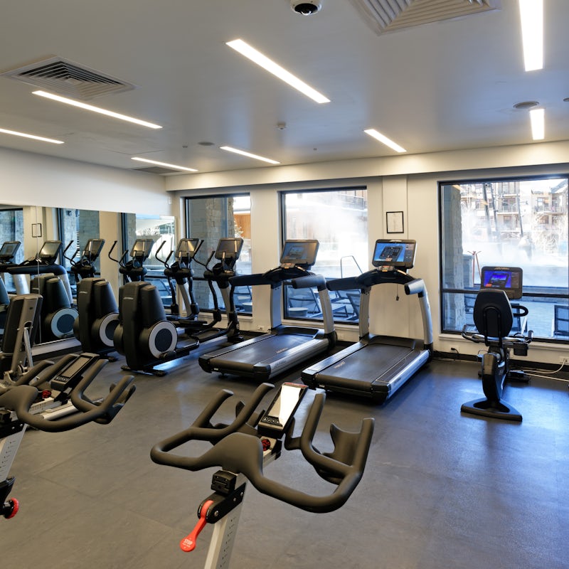 Go for some morning cardio in the gym, or hit the climbing wall