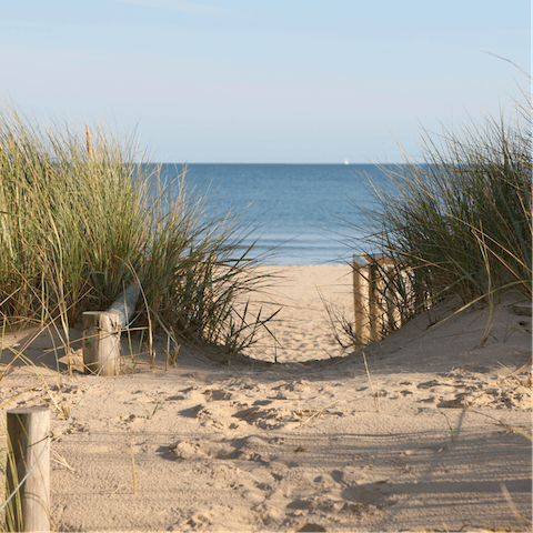 Head down the spectacular Saunton Sands