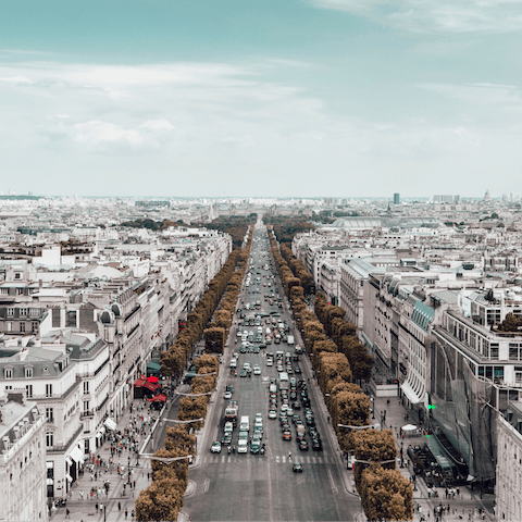 Experience the height of luxury from the Champs-Élysées 