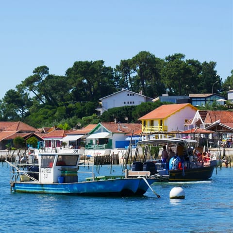 Hop on a boat to Cap-Ferret – the crossing takes just thirty minutes
