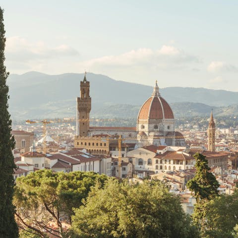 Step outside and explore the historic sights of Florence
