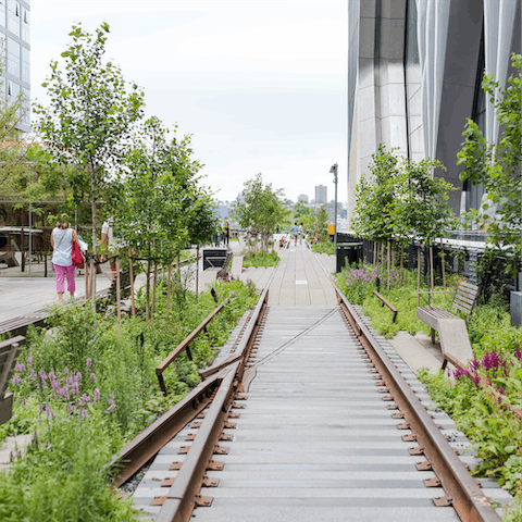 Walk the High Line – it's a thirty-minute subway ride away