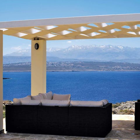 Admire views of the Mediterranean and neighbouring islands