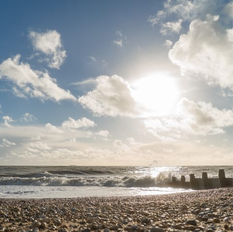 Drive down to Selsey Bill in just over five minutes for a seaside swim