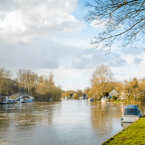 Explore the local waterways by kayak