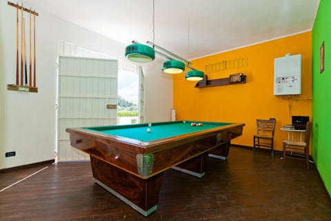 Play a game of pool with loved ones for hours of fun