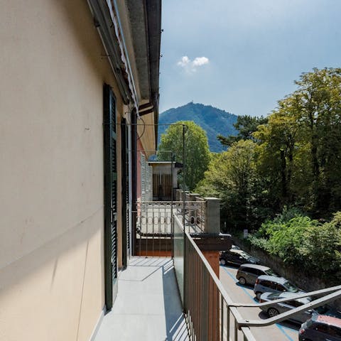 Step out on your private balcony for a sunrise stretch